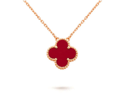 [Zalyn]15MM CLOVER FLOWER PENDANT NECKLACE COLLECTION