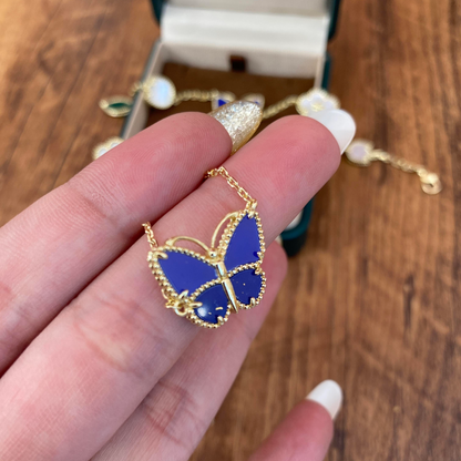 [Zalyn Jewelry] 2026 NEW LUCKY BUTTERFLY 1 MOTIFS NECKLACE