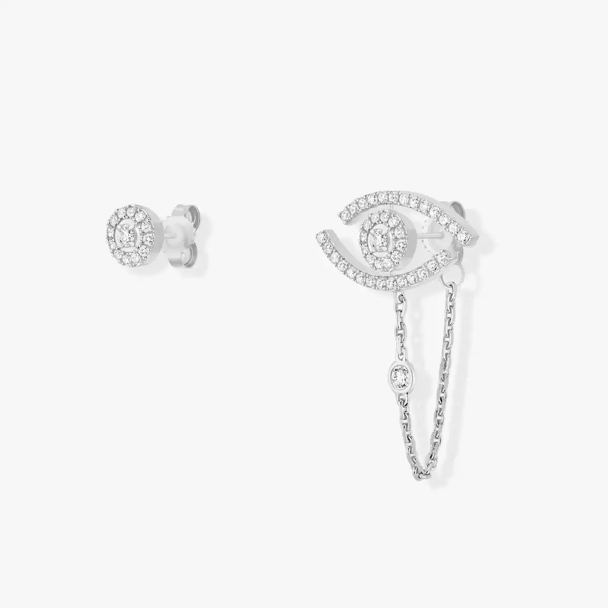 [Zalyn]LUCKY EYE DIAMOND EARRINGS