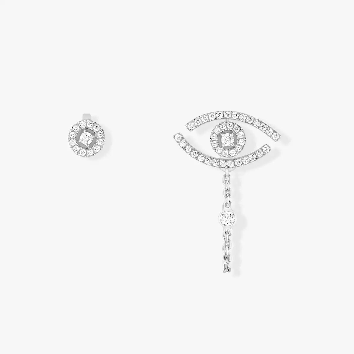 [Zalyn]LUCKY EYE DIAMOND EARRINGS