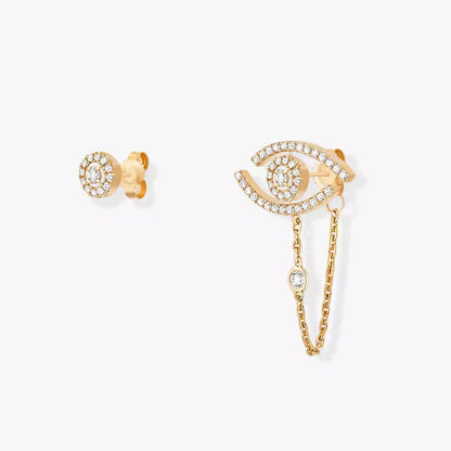 [Zalyn]LUCKY EYE DIAMOND EARRINGS