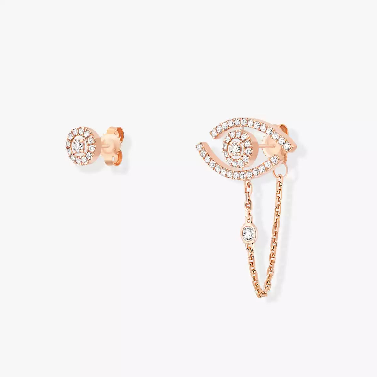 [Zalyn]LUCKY EYE DIAMOND EARRINGS