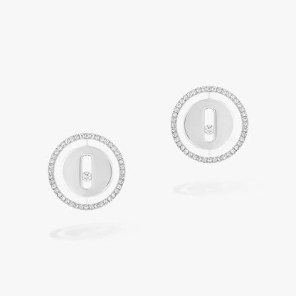 [Zalyn]LUCKY MOVE DIAMOND EARRINGS