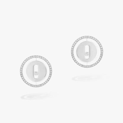 [Zalyn Jewelry]Lucky Move Diamond Earrings
