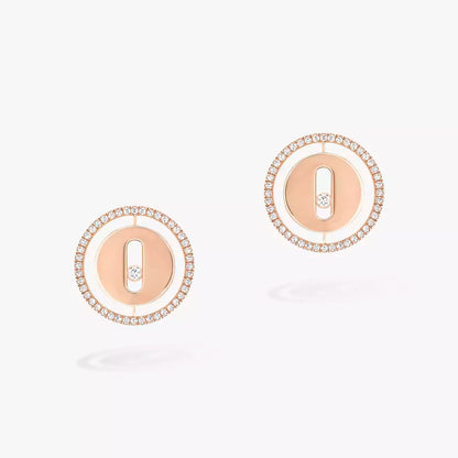 [Zalyn]LUCKY MOVE DIAMOND EARRINGS