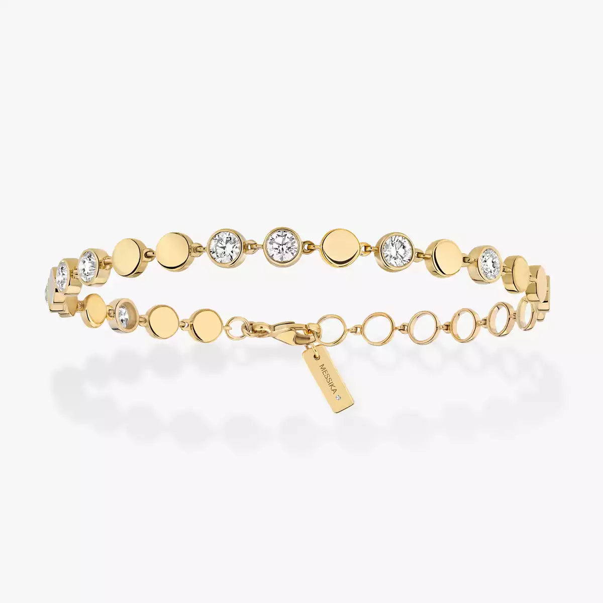 [Zalyn]D-VIBES DIAMOND BRACELET MEDIUM