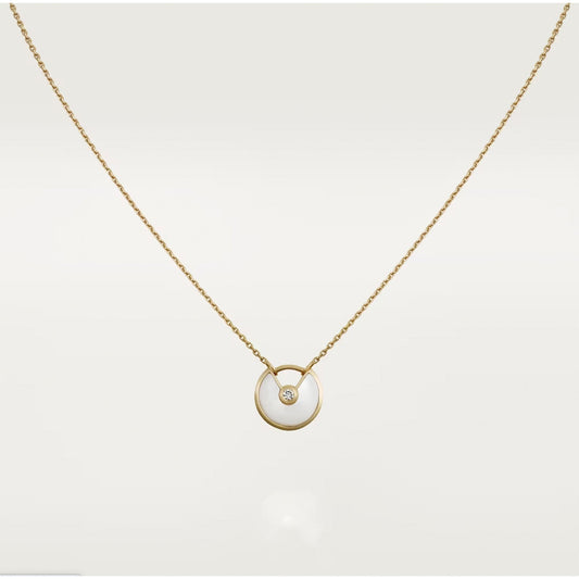 [Zalyn Jewelry ]AMULETTE ROSE GOLD MOP NECKLACE
