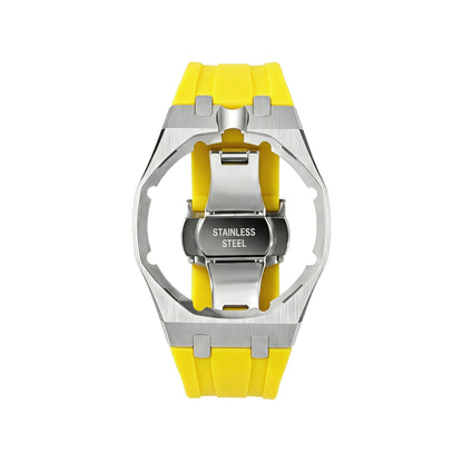 [Zalyn]Royal Oak Pop Exclusive Steel Case & Silicone Strap With Cradle