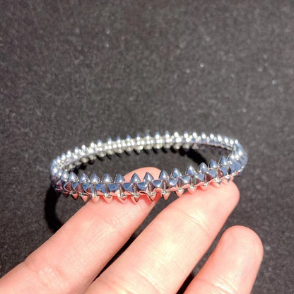 [Zalyn Jewelry ]CLASH SILVER BRACELET