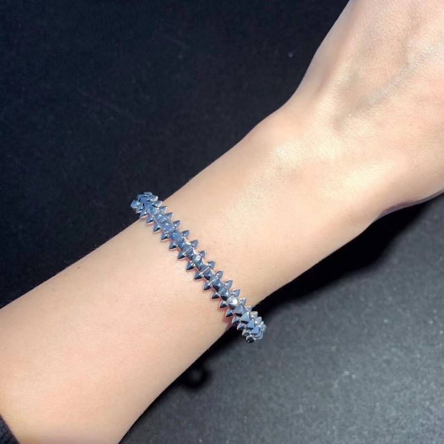 [Zalyn Jewelry ]CLASH SILVER BRACELET