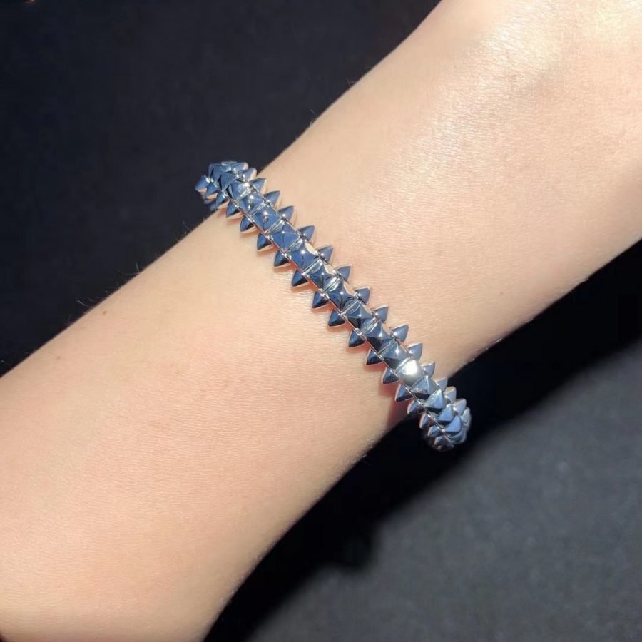 [Zalyn Jewelry ]CLASH SILVER BRACELET