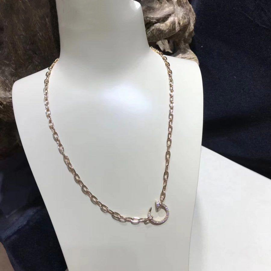 [Zalyn Jewelry ]JUSTE NECKLACE DIAMONDS