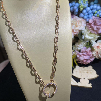 [Zalyn Jewelry ]JUSTE NECKLACE DIAMONDS
