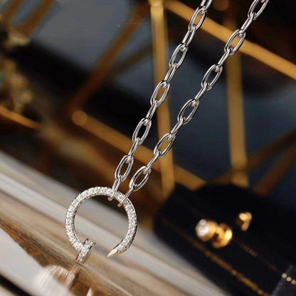 [Zalyn Jewelry ]JUSTE NECKLACE DIAMONDS