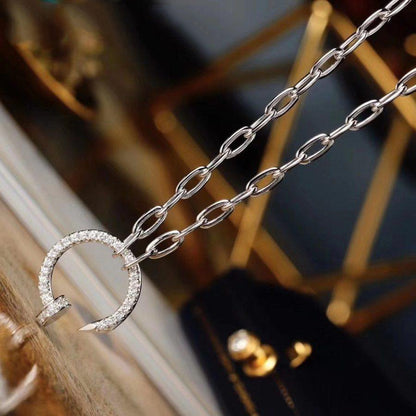 [Zalyn Jewelry ]JUSTE NECKLACE DIAMONDS