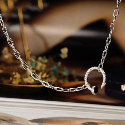 [Zalyn Jewelry ]JUSTE NECKLACE DIAMONDS