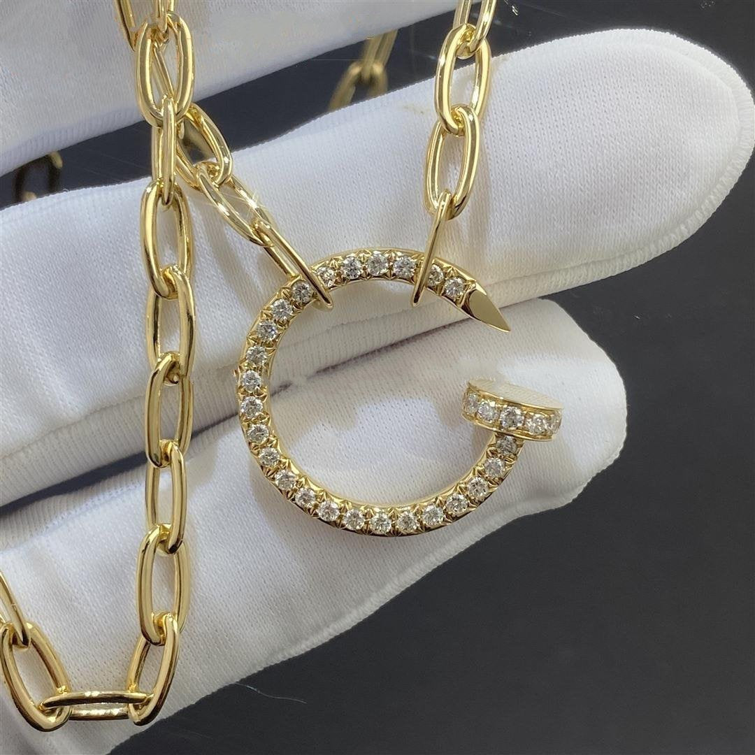 [Zalyn Jewelry ]JUSTE NECKLACE DIAMONDS