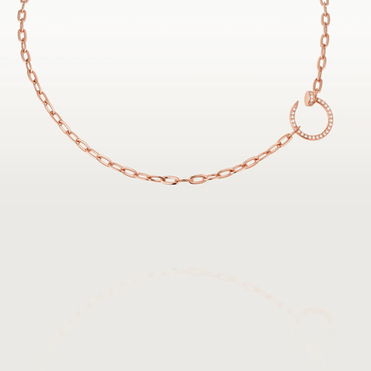 [Zalyn Jewelry ]JUSTE NECKLACE DIAMONDS