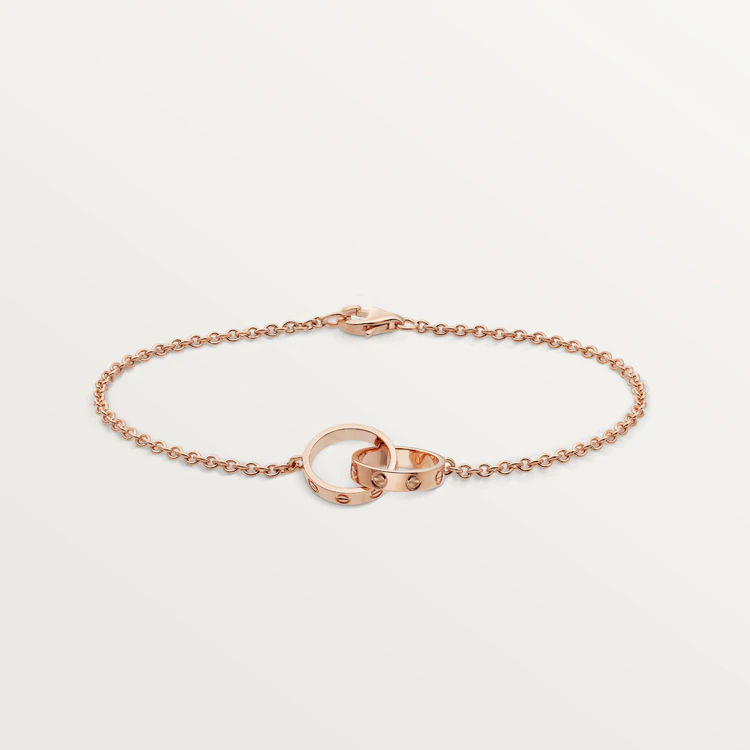 [Zalyn Jewelry ]LOVE BRACELET DOUBLE RING
