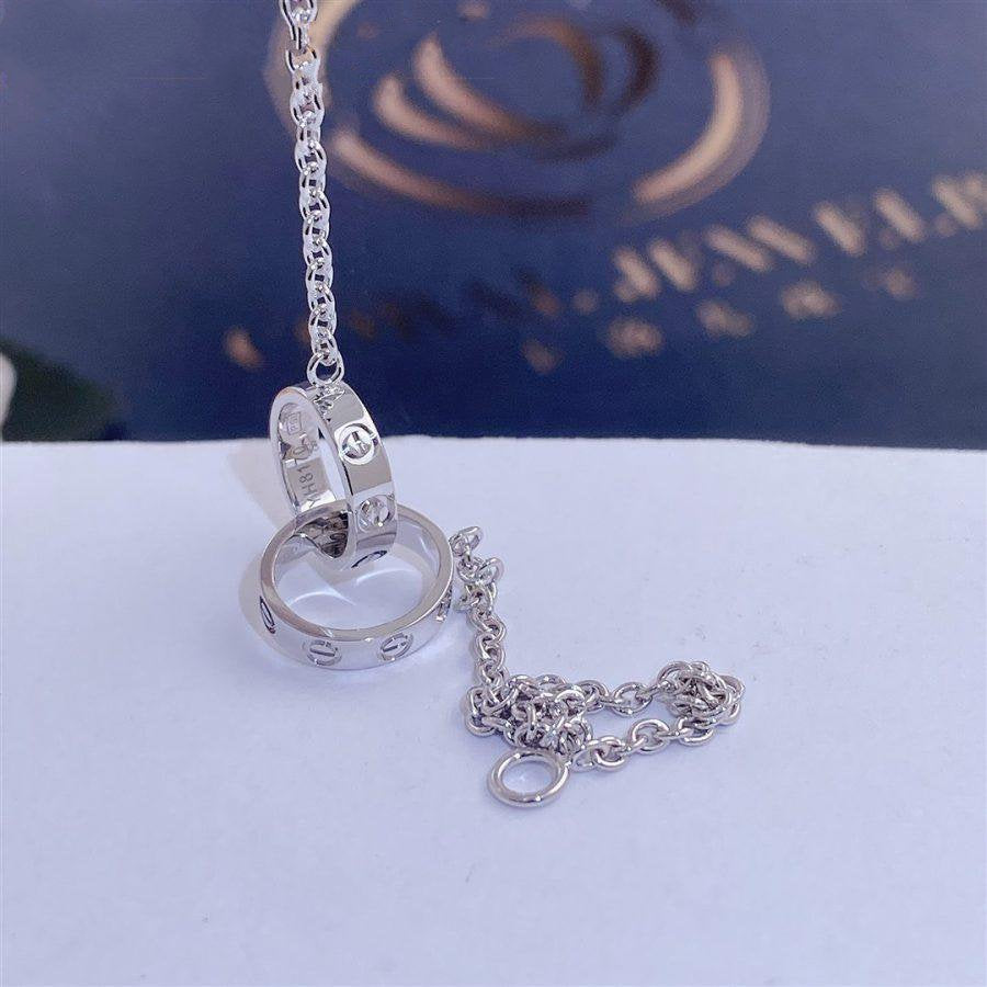 [Zalyn Jewelry ]LOVE BRACELET DOUBLE RING