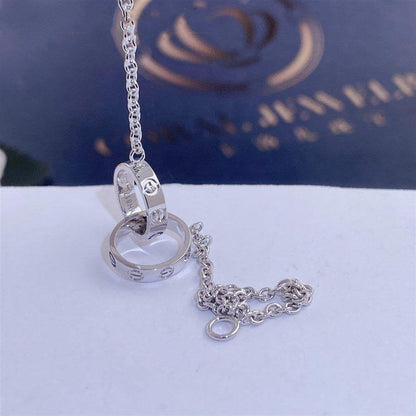 [Zalyn Jewelry ]LOVE BRACELET DOUBLE RING