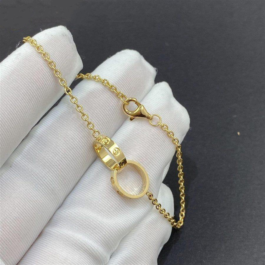 [Zalyn Jewelry ]LOVE BRACELET DOUBLE RING