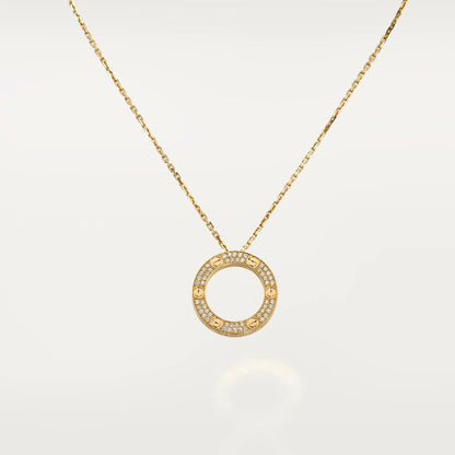 [Zalyn Jewelry ]LOVE NECKLACE ADJUSTABLE ROSE GOLD