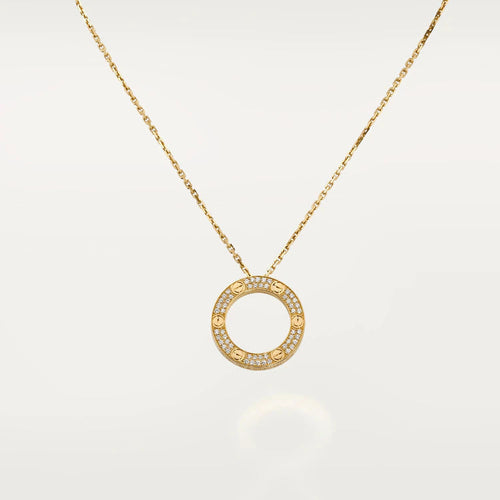 [Zalyn Jewelry ]LOVE NECKLACE ADJUSTABLE ROSE GOLD