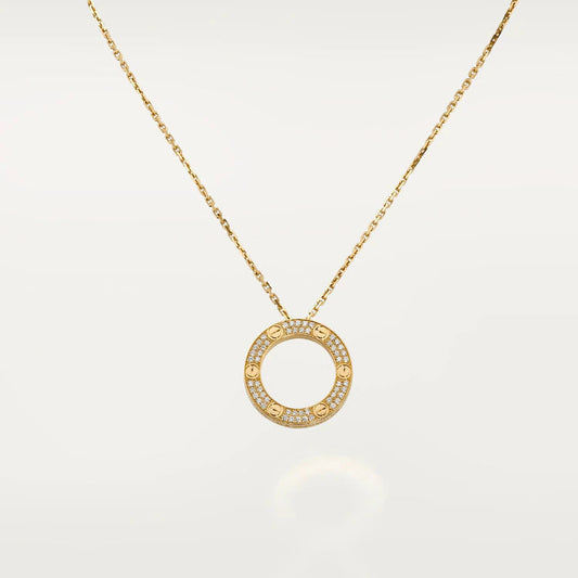 [Zalyn Jewelry ]LOVE NECKLACE ADJUSTABLE ROSE GOLD