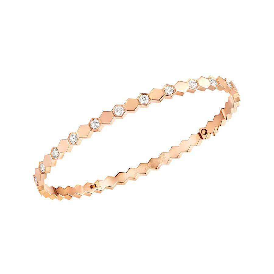 [Zalyn]BEE LOVE ROSE GOLD DIAMOND BRACELET