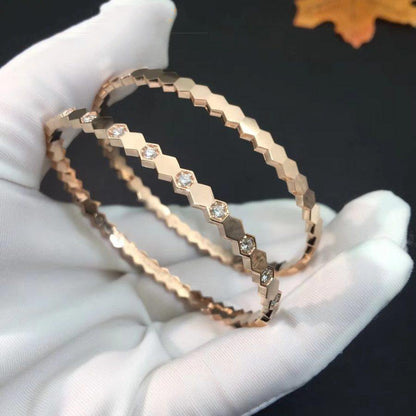[Zalyn]BEE LOVE SILVER DIAMOND BRACELET