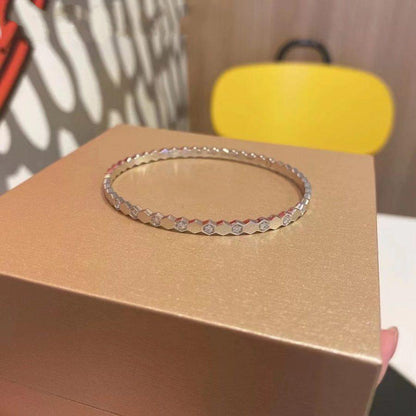 [Zalyn]BEE LOVE SILVER DIAMOND BRACELET