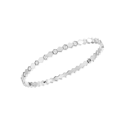 [Zalyn]BEE LOVE SILVER DIAMOND BRACELET