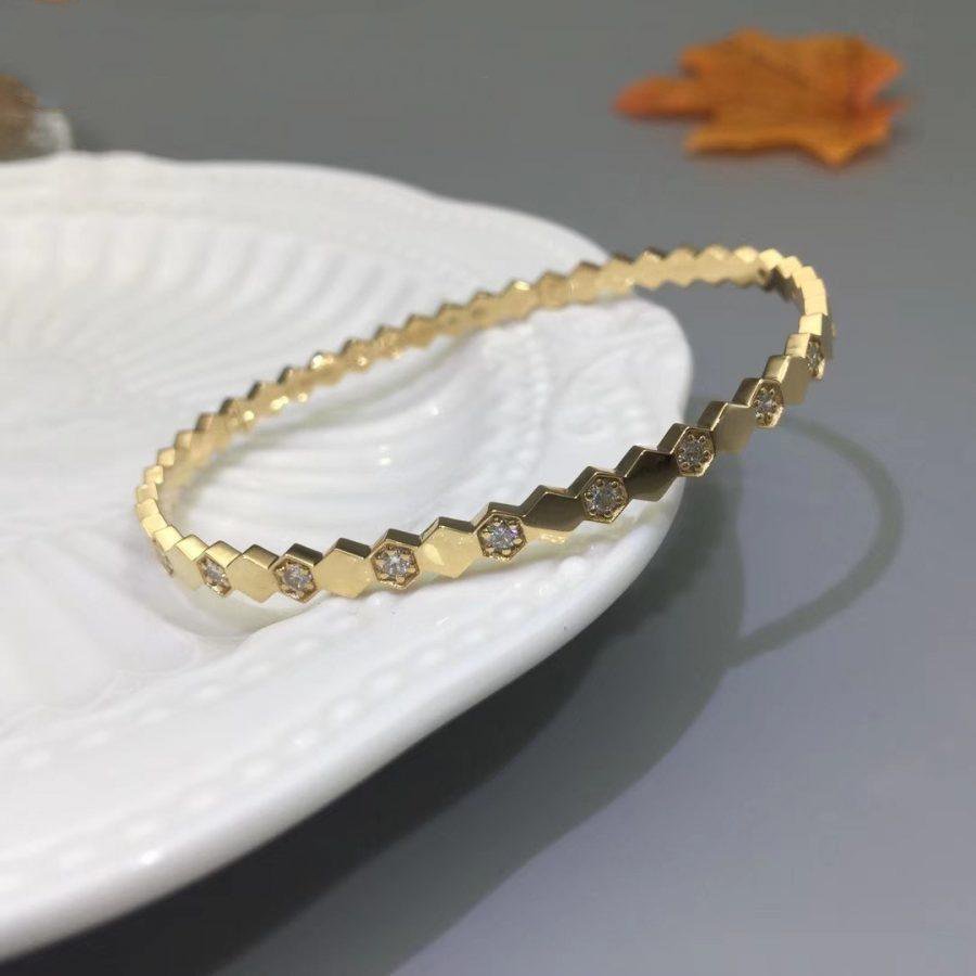 [Zalyn]BEE LOVE GOLD DIAMOND BRACELET