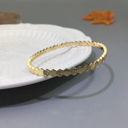 [Zalyn]BEE LOVE GOLD DIAMOND BRACELET
