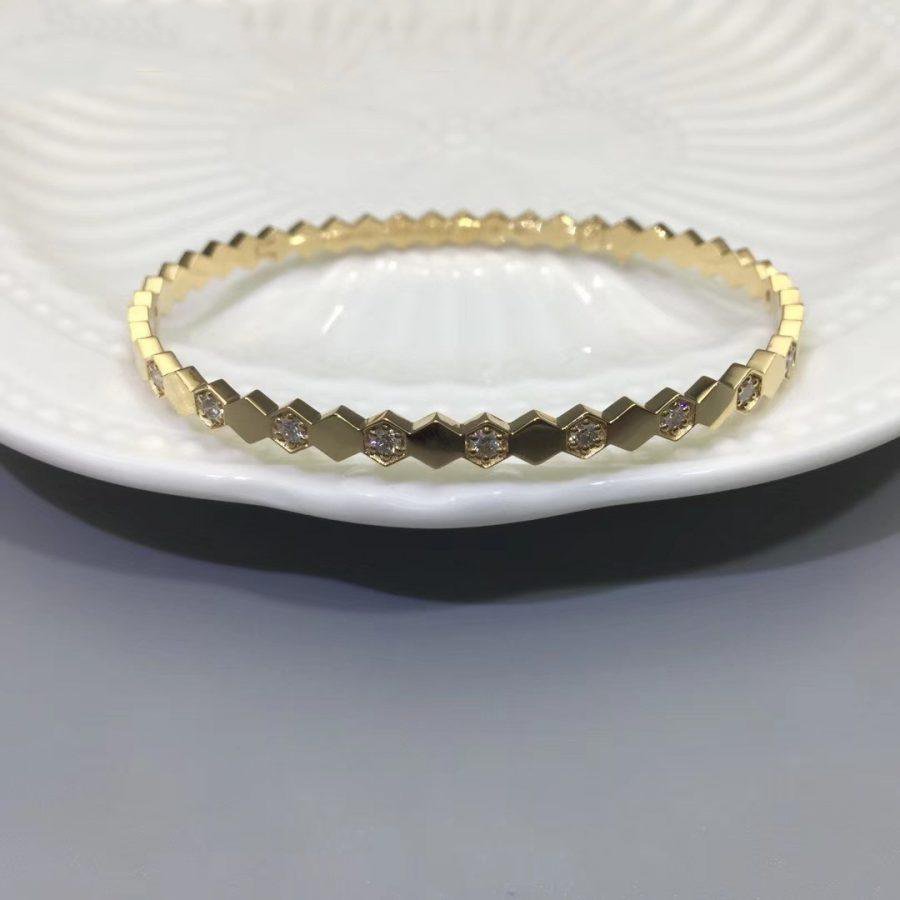 [Zalyn]BEE LOVE GOLD DIAMOND BRACELET