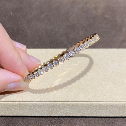 [Zalyn]BEE LOVE GOLD BRACELET FULL DIAMOND