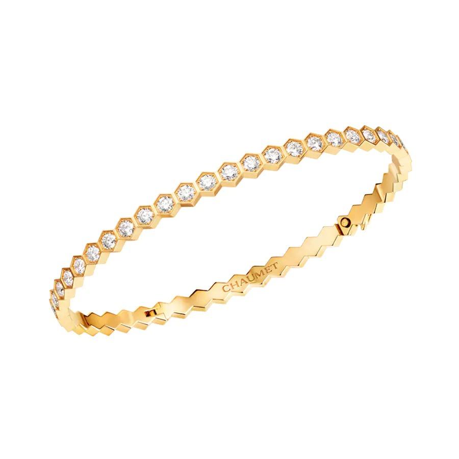 [Zalyn]BEE LOVE GOLD BRACELET FULL DIAMOND