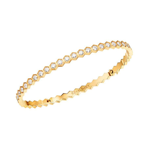 [Zalyn]BEE LOVE GOLD BRACELET FULL DIAMOND