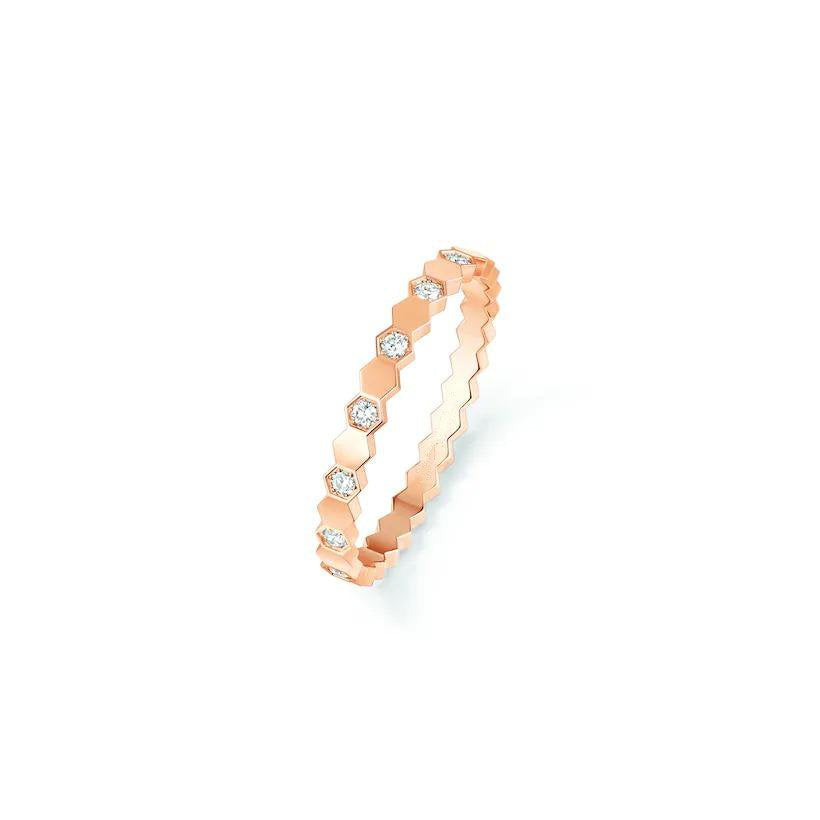 [Zalyn]BEE LOVE RING ROSE GOLD DIAMOND