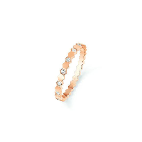 [Zalyn]BEE LOVE RING ROSE GOLD DIAMOND