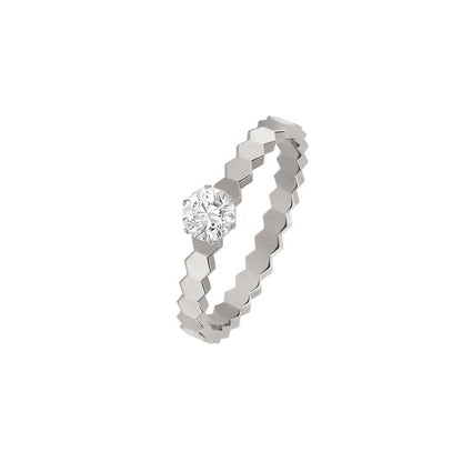 [Zalyn]BEE LOVE RING SILVER 1 DIAMOND