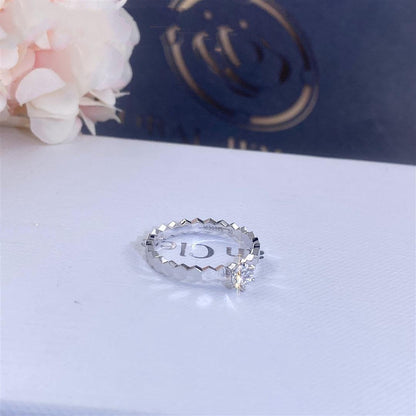 [Zalyn]BEE LOVE RING SILVER 1 DIAMOND