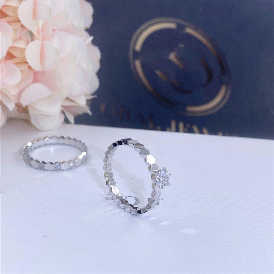 [Zalyn]BEE LOVE RING SILVER 1 DIAMOND