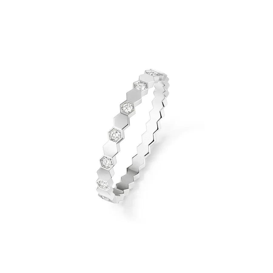 [Zalyn]BEE LOVE RING SILVER DIAMOND