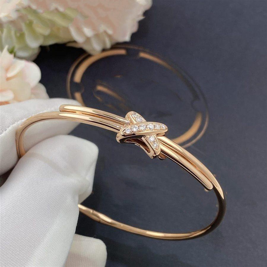 [Zalyn]JEUX DE BRACELET ROSE GOLD DIAMONDS