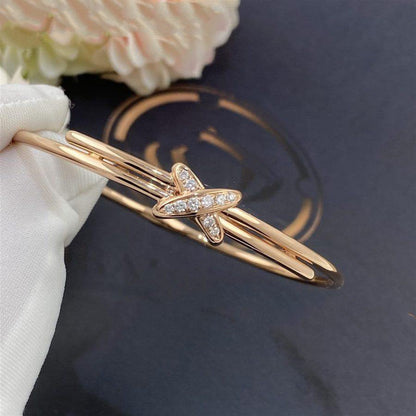 [Zalyn]JEUX DE BRACELET ROSE GOLD DIAMONDS