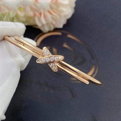 [Zalyn]JEUX DE BRACELET ROSE GOLD DIAMONDS