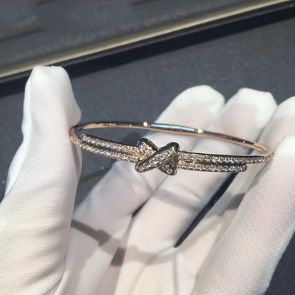 [Zalyn]JEUX DE BRACELET DIAMONDS ROSE GOLD