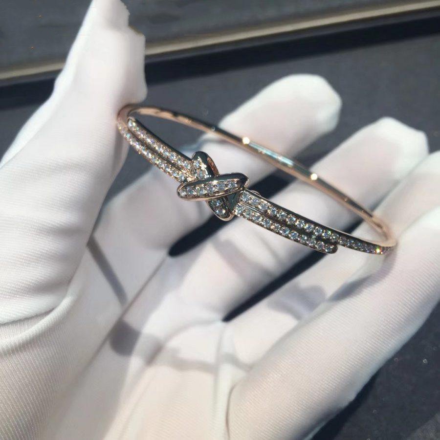 [Zalyn]JEUX DE BRACELET DIAMONDS ROSE GOLD